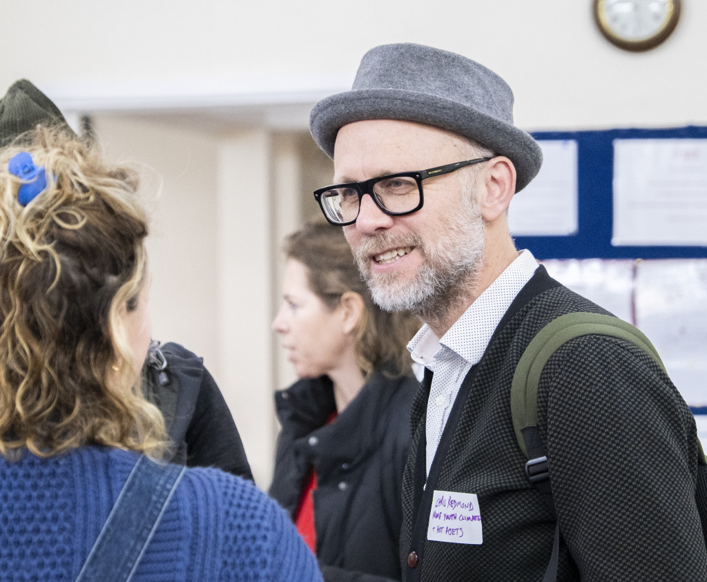 Read Hot Poet Chris Redmond’s improv poem performed live at the Green and Healthy 2025 Conference